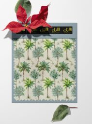 Palm nature style with green,white colors - Image 6