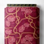 Rose flower style with pink,red colors