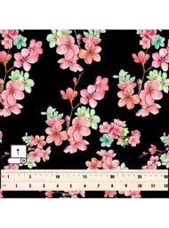 Bloom flower style with pink,green colors - Image 5