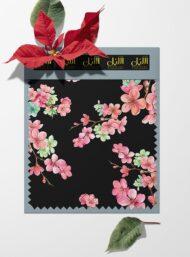 Bloom flower style with pink,green colors - Image 6