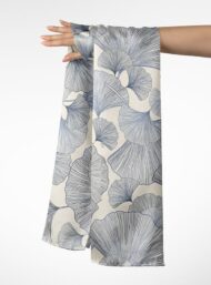 Leaf flower style with grey, white colors - Image 3