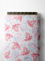 Bunny animal style with pink,white colors