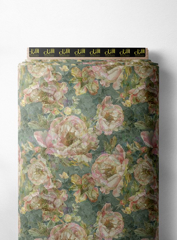 LAI01-1067_1-1.jpg Petal flower style with pink,green colors - Image 1