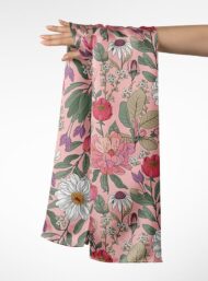 Petal flower style with pink,green colors - Image 3