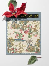 Leaf flower style with green,pink colors - Image 6