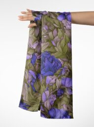 Petal flower style with green, blue colors - Image 3