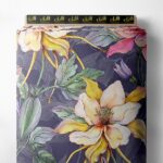 Petal flower style with blue,yellow colors