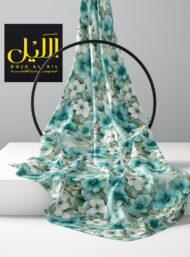 Bloom flower style with blue, white colors - Image 2