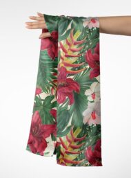Lily flower style with red,green colors - Image 3