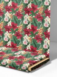 Lily flower style with red,green colors - Image 4