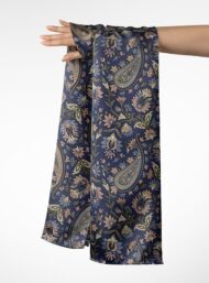 Paisley flower style with blue,pink colors - Image 3