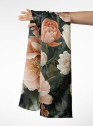 Bloom flower style with pink,white colors - Image 3