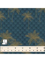 Palm nature style with blue,yellow colors - Image 5