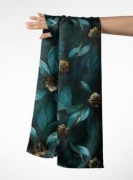 Leaf flower style with green,blue colors - Image 3