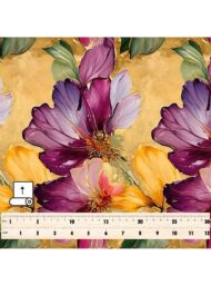 Petal flower style with blue,yellow colors - Image 5