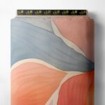 Petal flower style with pink,orange colors