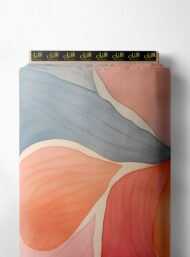 Petal flower style with pink,orange colors