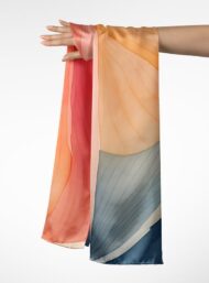 Petal flower style with pink,orange colors - Image 3