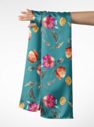 Bloom flower style with red,green colors - Image 3