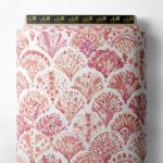 Bloom flower style with pink,red colors