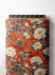 Blossom flower style with white,green colors