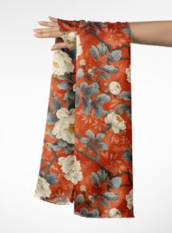 Blossom flower style with white,green colors - Image 3