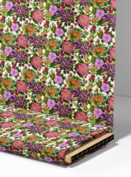 Bloom flower style with pink,green colors - Image 4