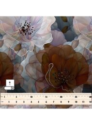 Petal flower style with brown,white colors - Image 5