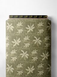 Palm nature style with green,white colors