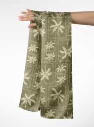 Palm nature style with green,white colors - Image 3