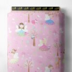 Fairy nature style with pink,green colors