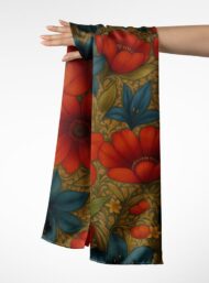 Petal flower style with red,blue colors - Image 3