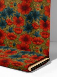 Petal flower style with red,blue colors - Image 4