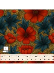 Petal flower style with red,blue colors - Image 5