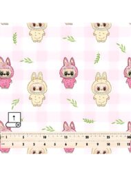 Bunny animal style with pink,white colors - Image 5