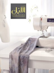 Bloom flower style with blue,white colors - Image 7