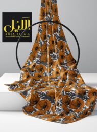 Petal flower style with orange,black colors - Image 2