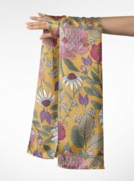 Bloom flower style with yellow,pink colors - Image 3