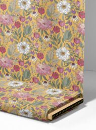 Bloom flower style with yellow,pink colors - Image 4