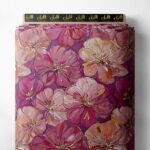 Bloom flower style with pink,red colors