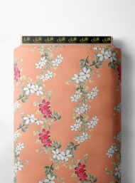 Blossom flower style with white,red colors