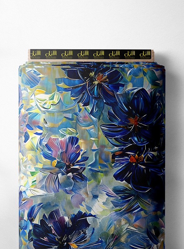 LAI01-1149_1-1.jpg Bloom flower style with blue,white colors - Image 1