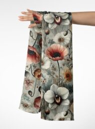 Petal flower style with white,pink colors - Image 3