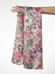 Petal flower style with pink,green colors - Image 3