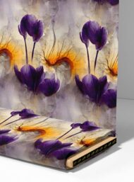 Petal flower style with blue, orange colors - Image 4