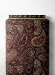 Paisley others style with brown,red colors