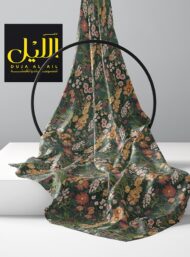 Petal flower style with green,pink colors - Image 2