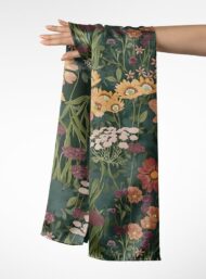 Petal flower style with green,pink colors - Image 3