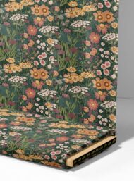 Petal flower style with green,pink colors - Image 4