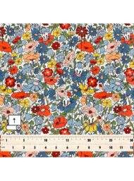 Bloom flower style with red,blue colors - Image 5